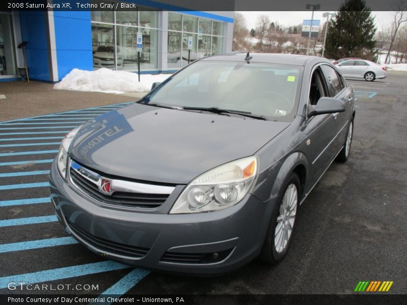 Techno Gray / Black 2008 Saturn Aura XR