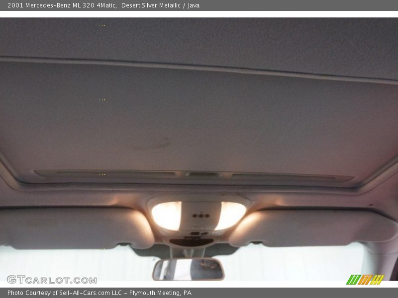 Desert Silver Metallic / Java 2001 Mercedes-Benz ML 320 4Matic