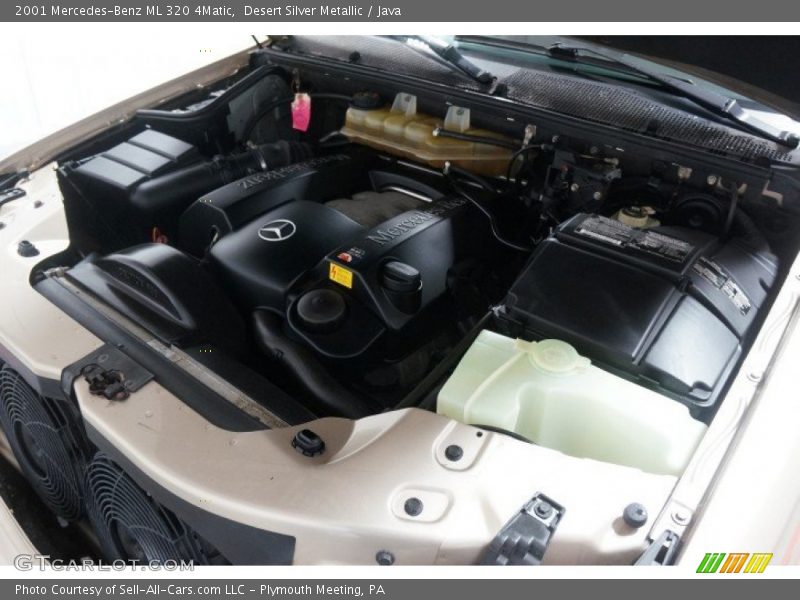 Desert Silver Metallic / Java 2001 Mercedes-Benz ML 320 4Matic