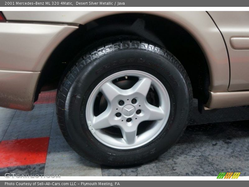 Desert Silver Metallic / Java 2001 Mercedes-Benz ML 320 4Matic