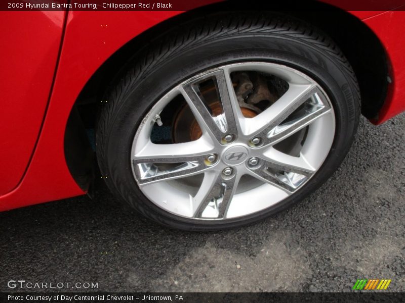 Chilipepper Red / Black 2009 Hyundai Elantra Touring