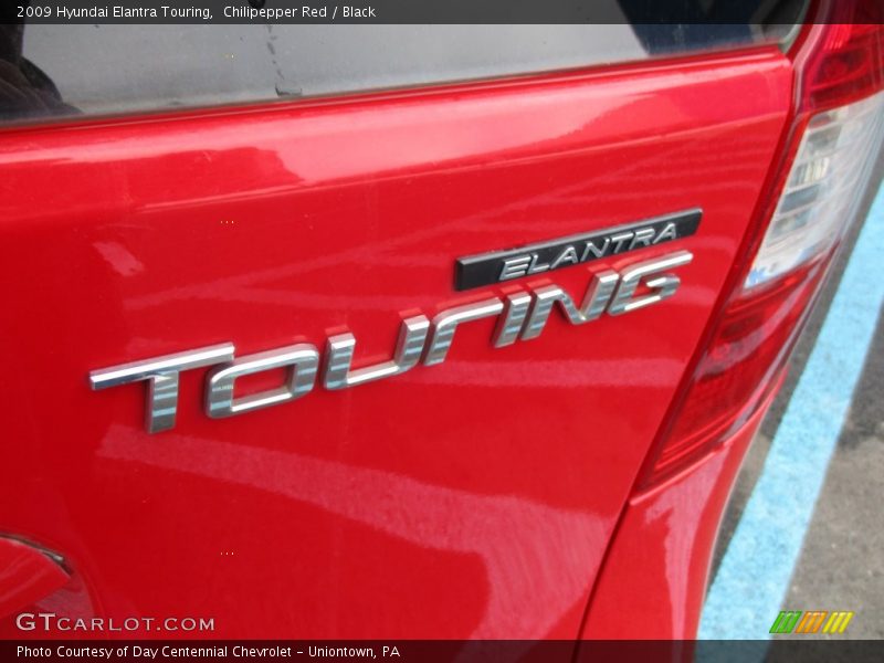 Chilipepper Red / Black 2009 Hyundai Elantra Touring