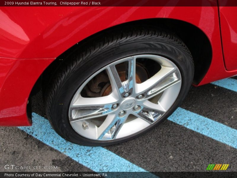 Chilipepper Red / Black 2009 Hyundai Elantra Touring
