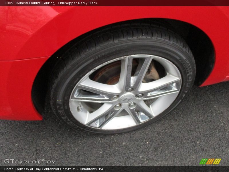Chilipepper Red / Black 2009 Hyundai Elantra Touring