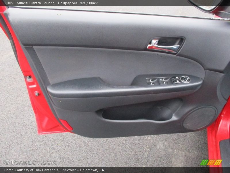 Chilipepper Red / Black 2009 Hyundai Elantra Touring