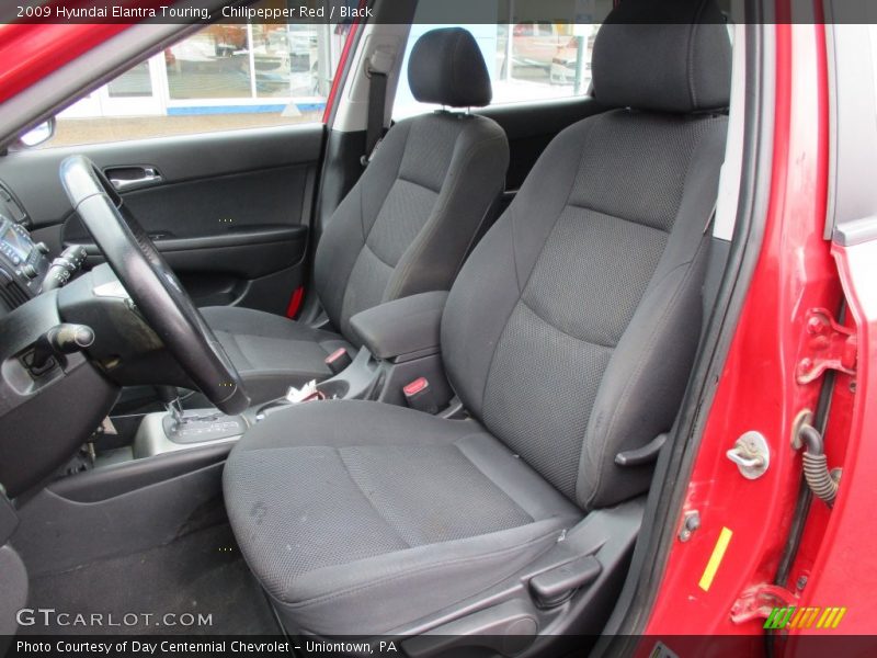 Chilipepper Red / Black 2009 Hyundai Elantra Touring
