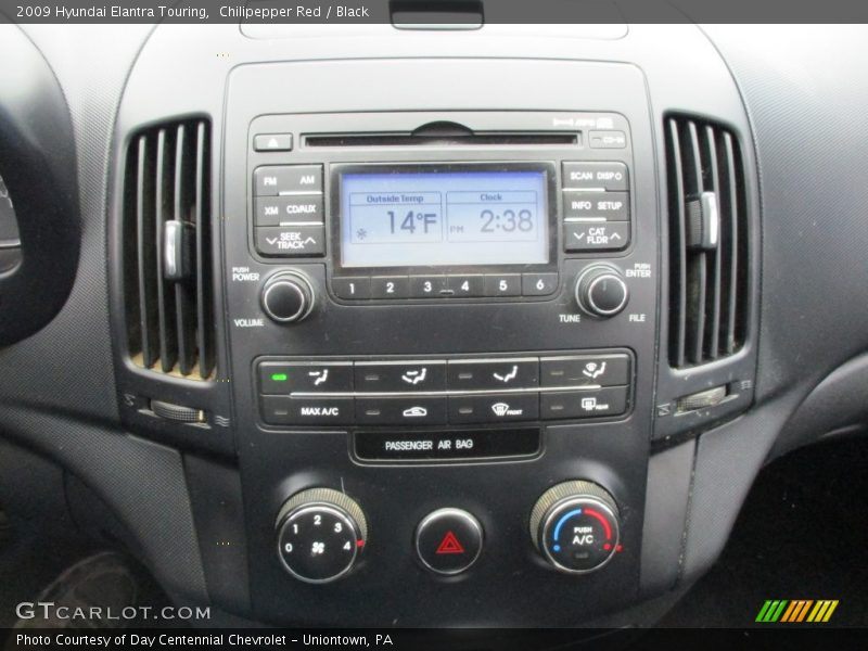 Chilipepper Red / Black 2009 Hyundai Elantra Touring