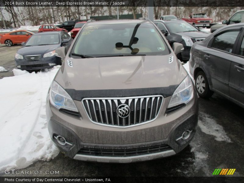 Deep Espresso Brown Metallic / Saddle 2014 Buick Encore Leather
