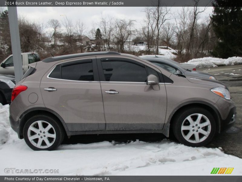 Deep Espresso Brown Metallic / Saddle 2014 Buick Encore Leather