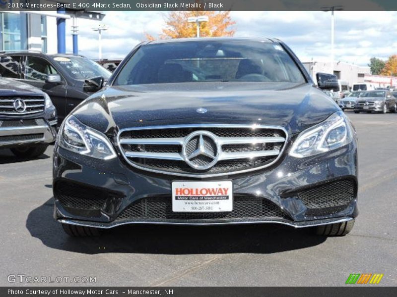 Obsidian Black Metallic / Black 2016 Mercedes-Benz E 400 4Matic Sedan