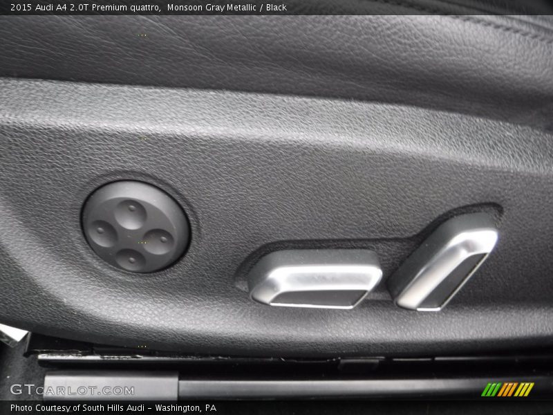 Monsoon Gray Metallic / Black 2015 Audi A4 2.0T Premium quattro