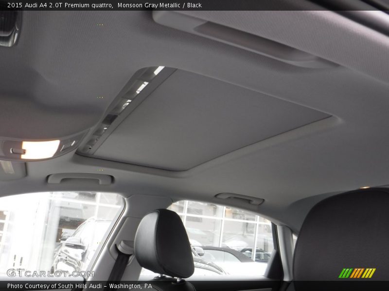 Monsoon Gray Metallic / Black 2015 Audi A4 2.0T Premium quattro