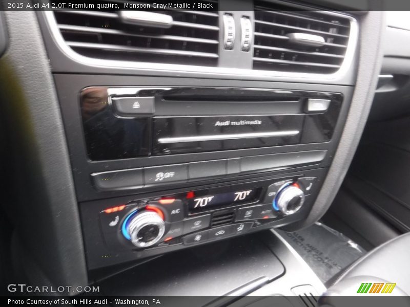 Monsoon Gray Metallic / Black 2015 Audi A4 2.0T Premium quattro