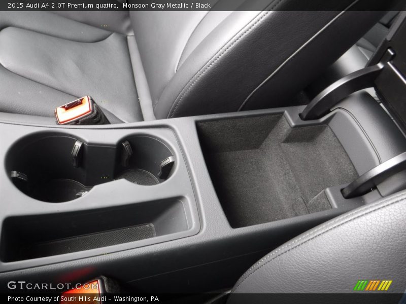 Monsoon Gray Metallic / Black 2015 Audi A4 2.0T Premium quattro