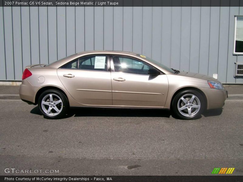 Sedona Beige Metallic / Light Taupe 2007 Pontiac G6 V6 Sedan