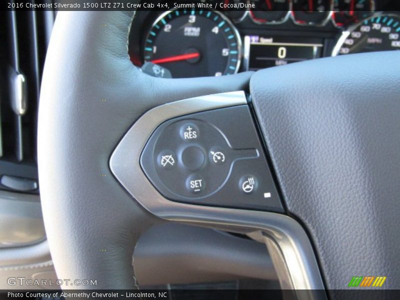 Summit White / Cocoa/Dune 2016 Chevrolet Silverado 1500 LTZ Z71 Crew Cab 4x4