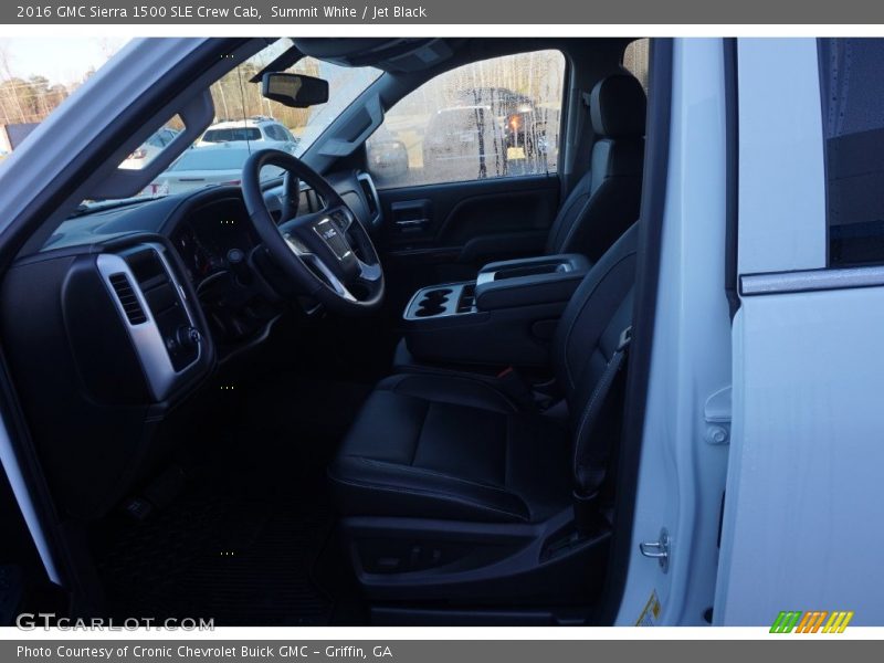 Summit White / Jet Black 2016 GMC Sierra 1500 SLE Crew Cab
