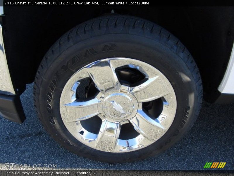 Summit White / Cocoa/Dune 2016 Chevrolet Silverado 1500 LTZ Z71 Crew Cab 4x4