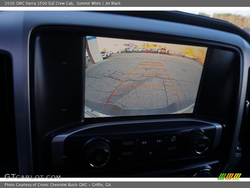 Summit White / Jet Black 2016 GMC Sierra 1500 SLE Crew Cab