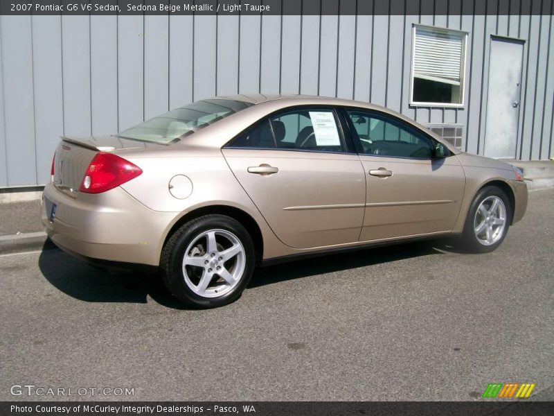 Sedona Beige Metallic / Light Taupe 2007 Pontiac G6 V6 Sedan