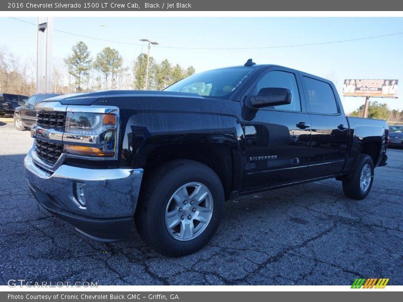 Black / Jet Black 2016 Chevrolet Silverado 1500 LT Crew Cab