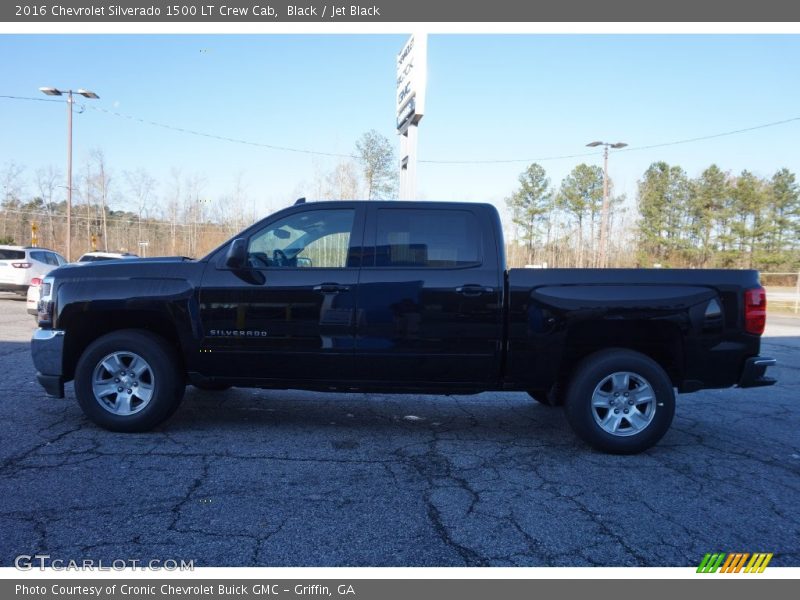 Black / Jet Black 2016 Chevrolet Silverado 1500 LT Crew Cab