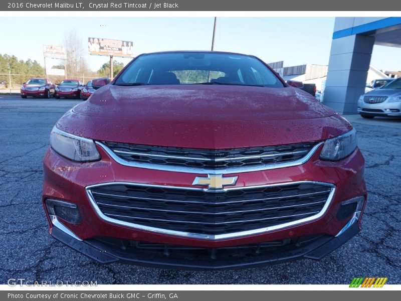 Crystal Red Tintcoat / Jet Black 2016 Chevrolet Malibu LT