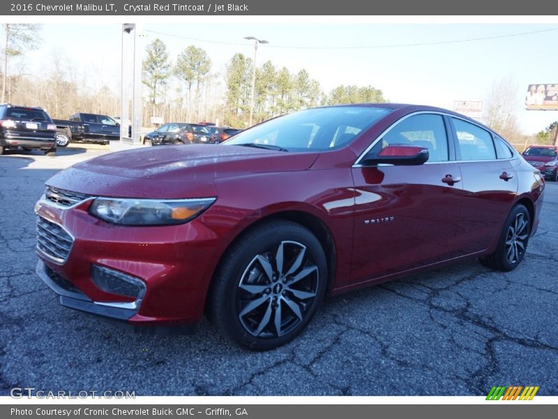 Crystal Red Tintcoat / Jet Black 2016 Chevrolet Malibu LT