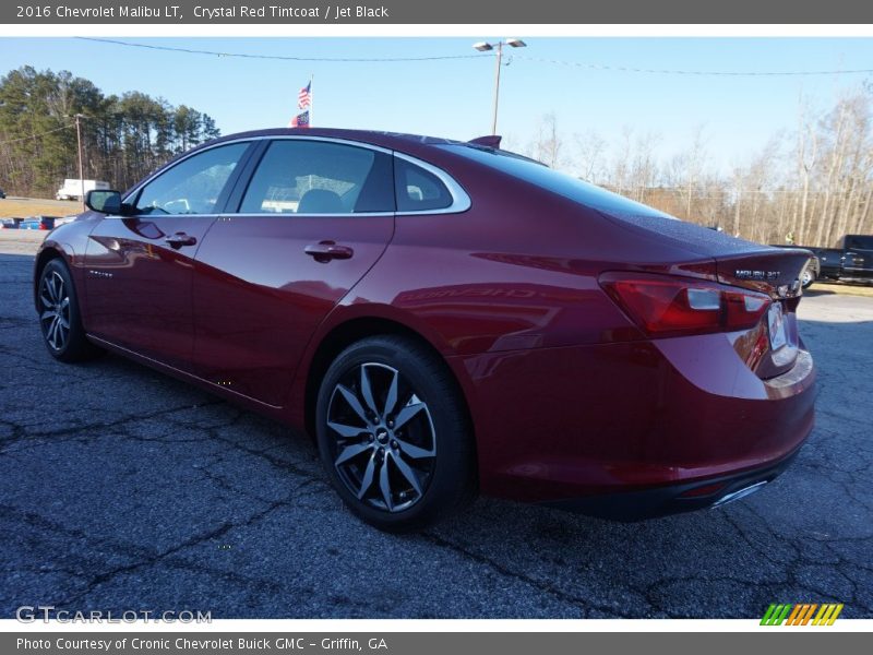 Crystal Red Tintcoat / Jet Black 2016 Chevrolet Malibu LT