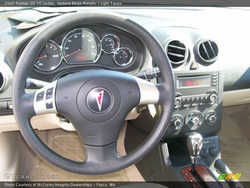 Sedona Beige Metallic / Light Taupe 2007 Pontiac G6 V6 Sedan