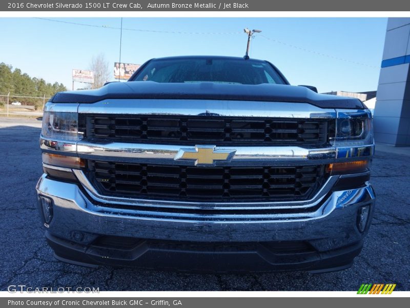 Autumn Bronze Metallic / Jet Black 2016 Chevrolet Silverado 1500 LT Crew Cab