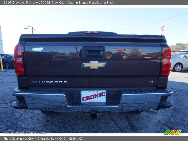 Autumn Bronze Metallic / Jet Black 2016 Chevrolet Silverado 1500 LT Crew Cab