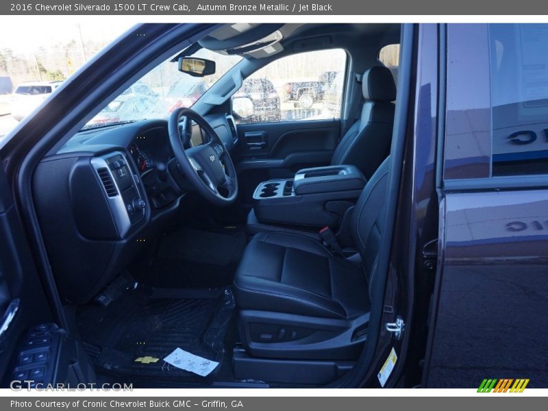 Autumn Bronze Metallic / Jet Black 2016 Chevrolet Silverado 1500 LT Crew Cab