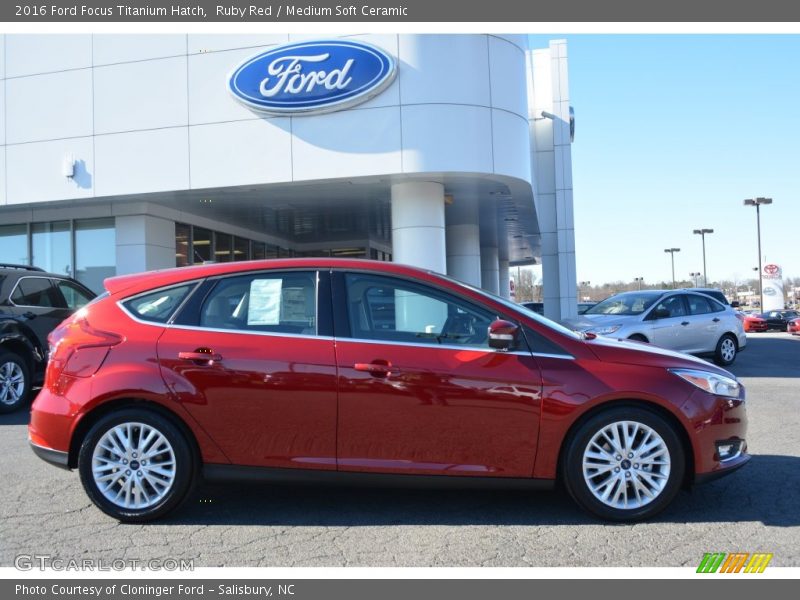  2016 Focus Titanium Hatch Ruby Red