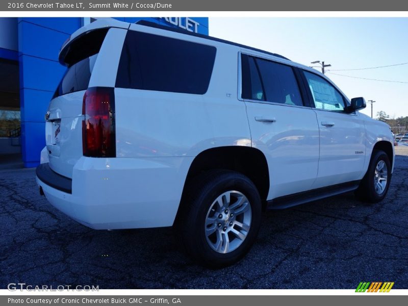 Summit White / Cocoa/Dune 2016 Chevrolet Tahoe LT
