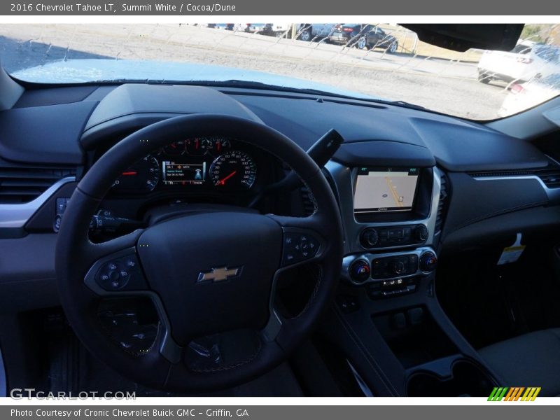 Summit White / Cocoa/Dune 2016 Chevrolet Tahoe LT