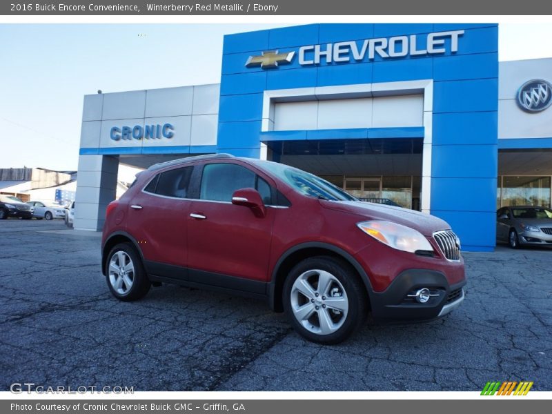 Winterberry Red Metallic / Ebony 2016 Buick Encore Convenience