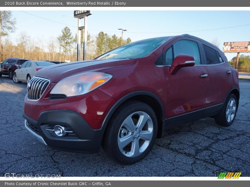 Winterberry Red Metallic / Ebony 2016 Buick Encore Convenience