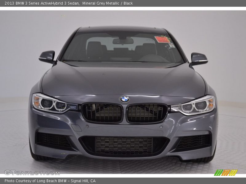 Mineral Grey Metallic / Black 2013 BMW 3 Series ActiveHybrid 3 Sedan