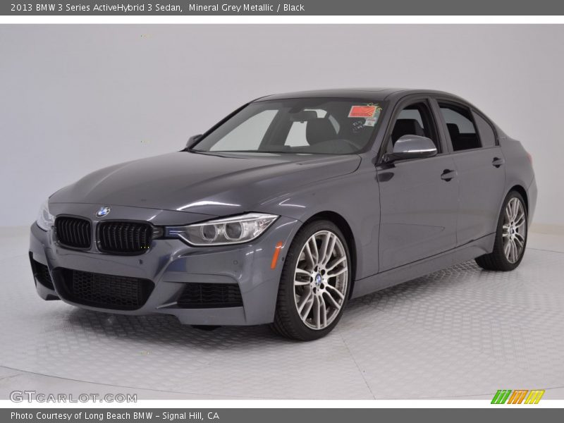 Mineral Grey Metallic / Black 2013 BMW 3 Series ActiveHybrid 3 Sedan