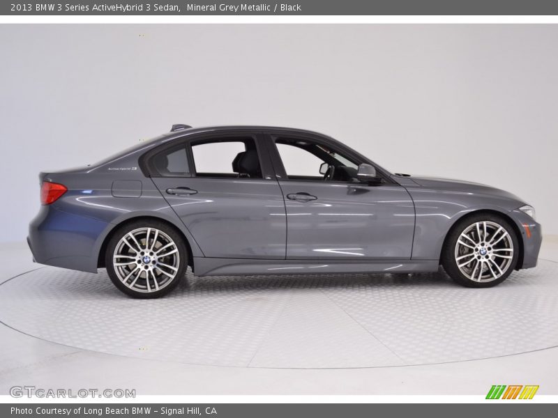 Mineral Grey Metallic / Black 2013 BMW 3 Series ActiveHybrid 3 Sedan