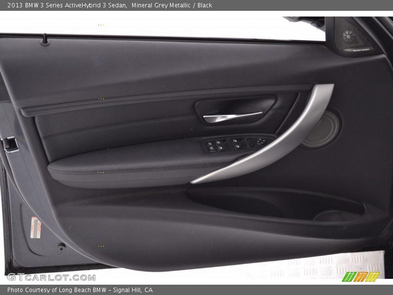 Mineral Grey Metallic / Black 2013 BMW 3 Series ActiveHybrid 3 Sedan