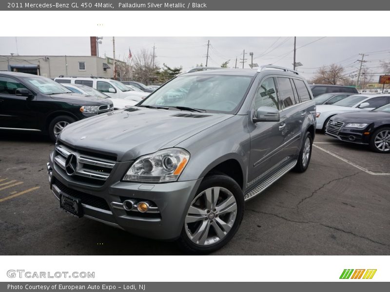 Palladium Silver Metallic / Black 2011 Mercedes-Benz GL 450 4Matic