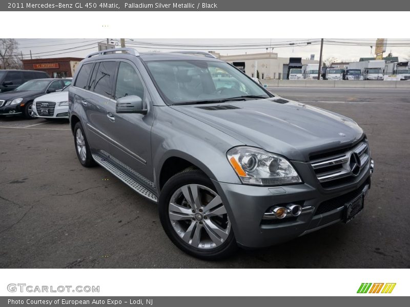 Palladium Silver Metallic / Black 2011 Mercedes-Benz GL 450 4Matic