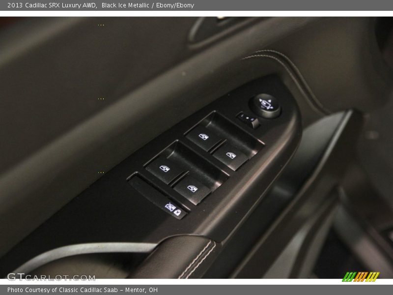 Black Ice Metallic / Ebony/Ebony 2013 Cadillac SRX Luxury AWD