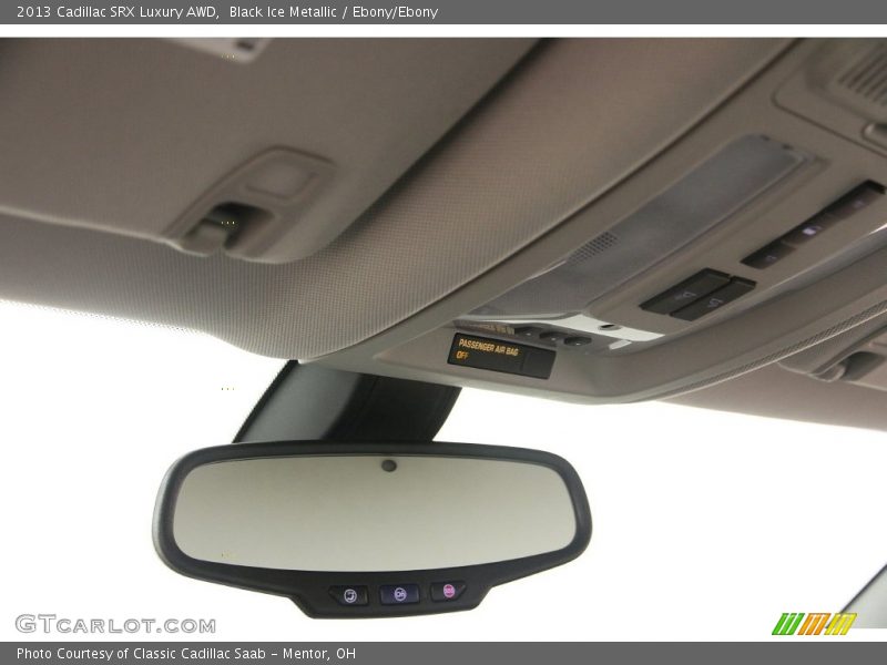 Black Ice Metallic / Ebony/Ebony 2013 Cadillac SRX Luxury AWD