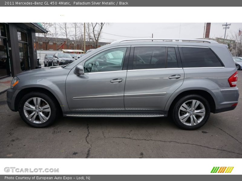 Palladium Silver Metallic / Black 2011 Mercedes-Benz GL 450 4Matic