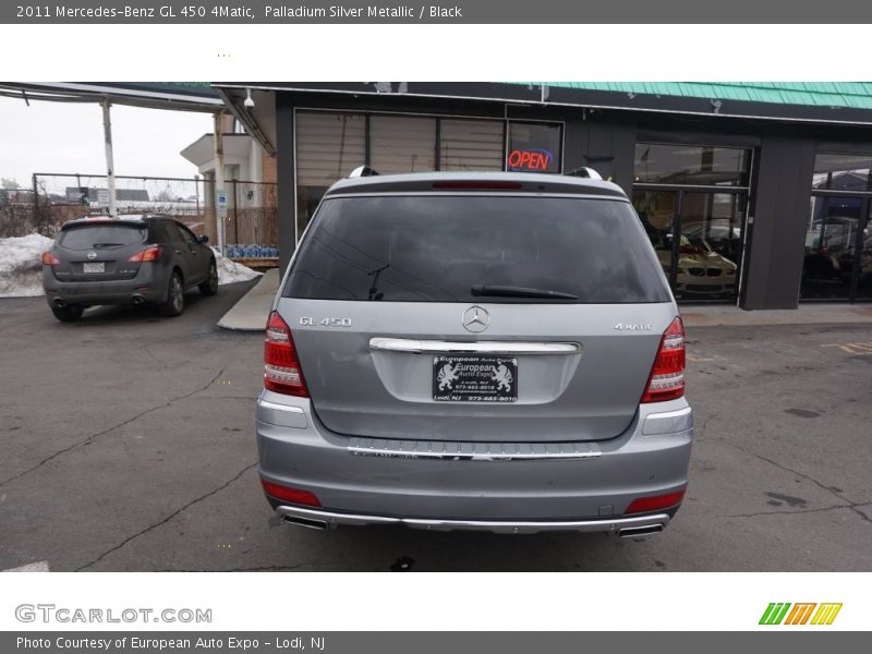 Palladium Silver Metallic / Black 2011 Mercedes-Benz GL 450 4Matic
