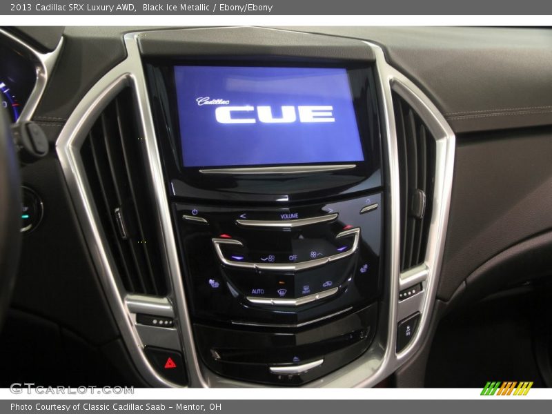 Black Ice Metallic / Ebony/Ebony 2013 Cadillac SRX Luxury AWD