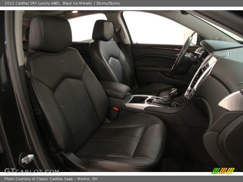 Black Ice Metallic / Ebony/Ebony 2013 Cadillac SRX Luxury AWD